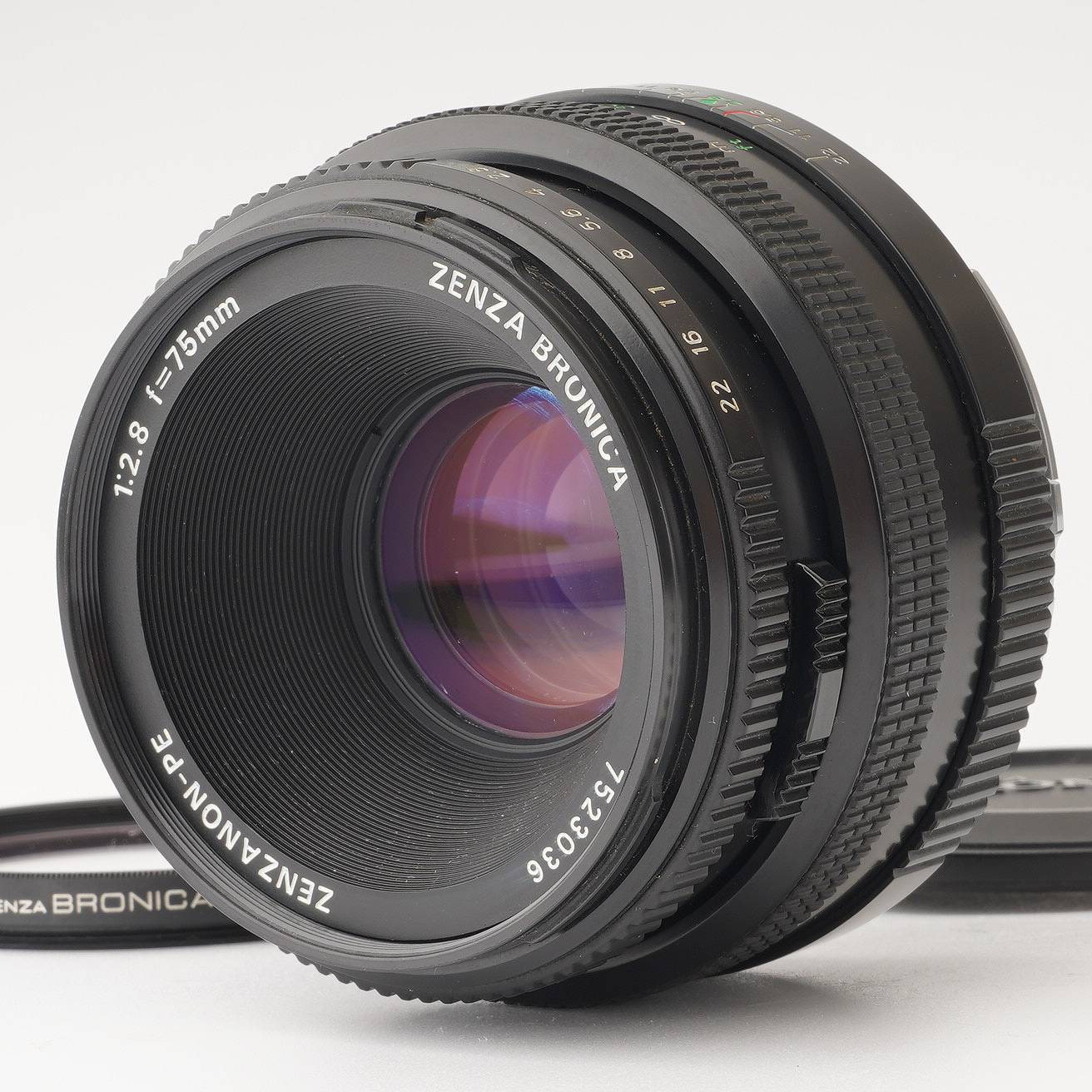 ゼンザブロニカETR　ZENZANON 75mm F2.8　AEファインダーE ゼンザブロニカETRZENZANON 75mm F2.8AEファインダーE