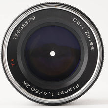 Load image into Gallery viewer, Carl Zeiss Planar 50mm f/1.4 ZK for Pentax K mount
