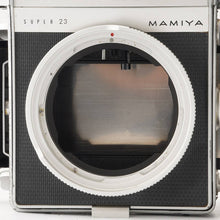 Load image into Gallery viewer, Mamiya SUPER 23 / MAMIYA SEKOR 100mm f/3.5 / 6X9 ROLL FILM HOLDER / Polaroid Film Back
