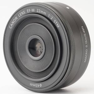 Canon Lens EF M 22mm f/2 STM Canon EF M Mount