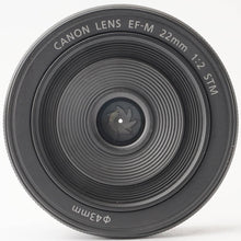 Load image into Gallery viewer, Canon Lens EF M 22mm f/2 STM Canon EF M Mount
