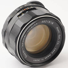 Load image into Gallery viewer, Pentax Asahi Super Takumar 55mm f/1.8 M42 Mount

