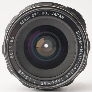 Pentax Asahi Super-Multi-Coated TAKUMAR 28mm f/3.5 M42 Mount