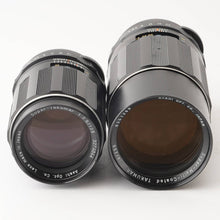 Load image into Gallery viewer, Pentax Asahi Super Takumar 135mm f/3.5 / Asahi SMC TAKUMAR 200mm f/4 M42 Mount
