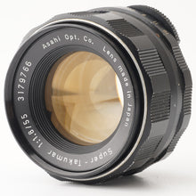 Load image into Gallery viewer, Pentax Asahi Super Takumar 55mm f/1.8 Pentax M42 Mount

