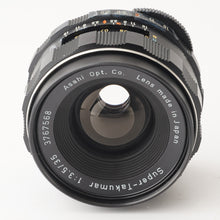 Load image into Gallery viewer, Pentax Asahi Super Takumar 35mm f/3.5 Pentax M42 Mount
