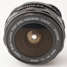 Load image into Gallery viewer, Pentax Asahi SMC FISH EYE Takumar 17mm f/4
