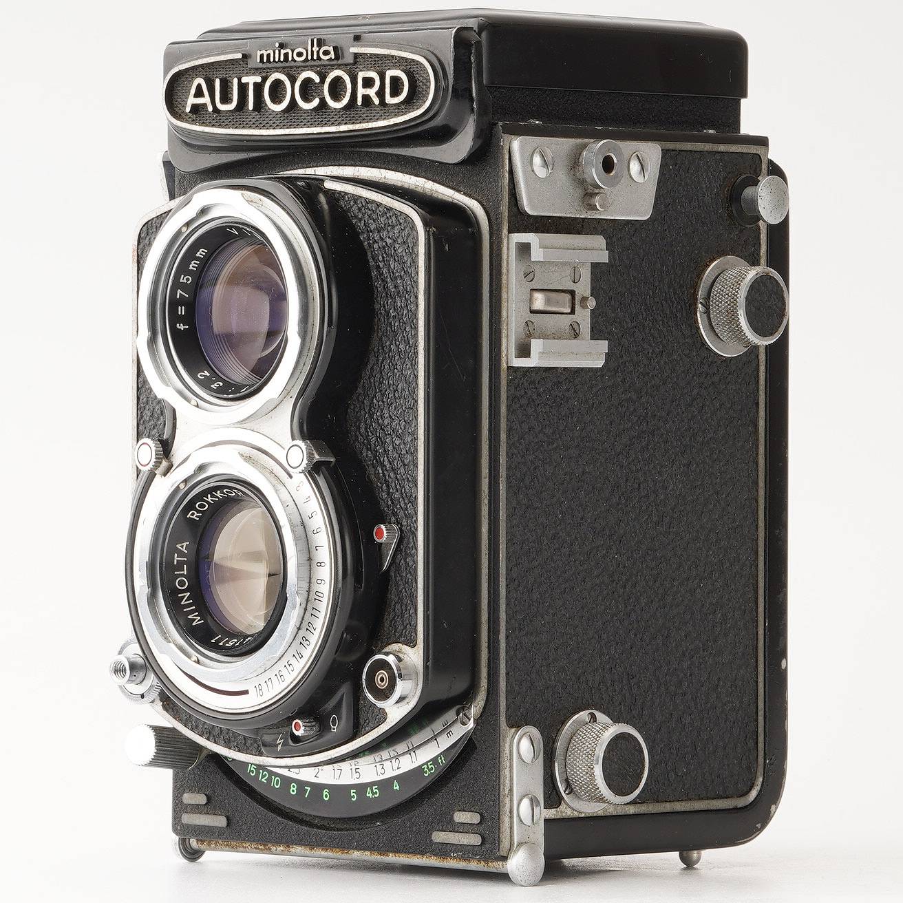 minolta autocordⅢ ミノルタオートコードⅢ3型Rokkorレンズ ミノルタ Minolta AUTOCORD III 3型 / ROKKOR 75mm F3.5 – Natural
