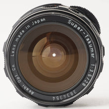 Load image into Gallery viewer, Pentax Asahi Super-Takumar 28mm f/3.5 M42 Mount
