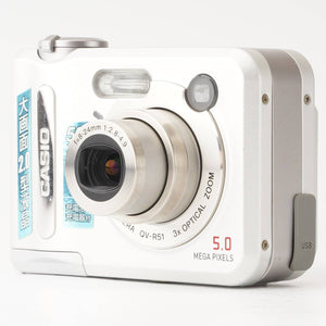 CASIO QV-R51 / Optical Zoom 3x 8-24mm f/2.8-4.9