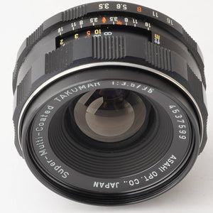 Pentax Asahi Super-Multi-Coated TAKUMAR 35mm f/3.5 M42 Mount