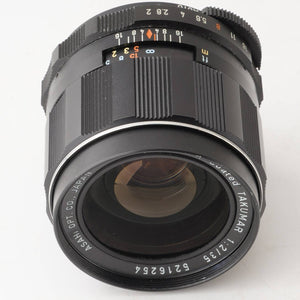 Pentax Asahi Super-Multi-Coated TAKUMAR 35mm f/2 M42 Mount
