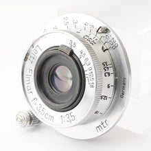 Load image into Gallery viewer, Leica Leitz Elmar 3.5cm 35mm f/3.5 L39 LTM
