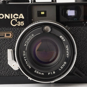 Konica C35 FD Black / Hexanon 38mm f/1.8