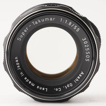 Load image into Gallery viewer, Pentax Asahi Super Takumar 55mm f/1.8 M42 Mount
