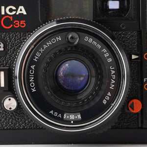 Konica C35 EF 35mm Compact Film Camera / Hexanon 38mm f/2.8