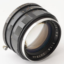 画像をギャラリービューアに読み込む, ミノルタ Minolta AUTO ROKKOR-PF 58mm F1.4 MCマウント
