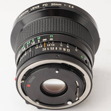 画像をギャラリービューアに読み込む, キヤノン Canon New FD 20mm F2.8
