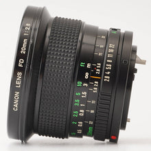 画像をギャラリービューアに読み込む, キヤノン Canon New FD 20mm F2.8
