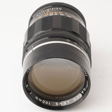 画像をギャラリービューアに読み込む, キヤノン Canon LENS 100mm F2 ライカ L39マウント
