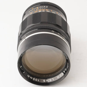 キヤノン Canon LENS 100mm F2 ライカ L39マウント