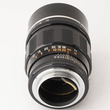 画像をギャラリービューアに読み込む, キヤノン Canon LENS 100mm F2 ライカ L39マウント
