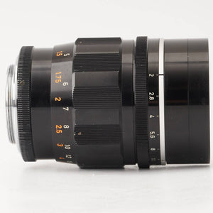 キヤノン Canon LENS 100mm F2 ライカ L39マウント