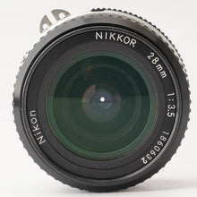 Load image into Gallery viewer, Nikon Ai NIKKOR 28mm f/3.5 F Mount
