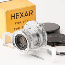 画像をギャラリービューアに読み込む, 小西六 Konishiroku Hexar 50mm F3.5 沈胴 ライカ L39マウント
