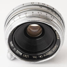 画像をギャラリービューアに読み込む, キヤノン Canon 28mm F2.8 L39 マウント
