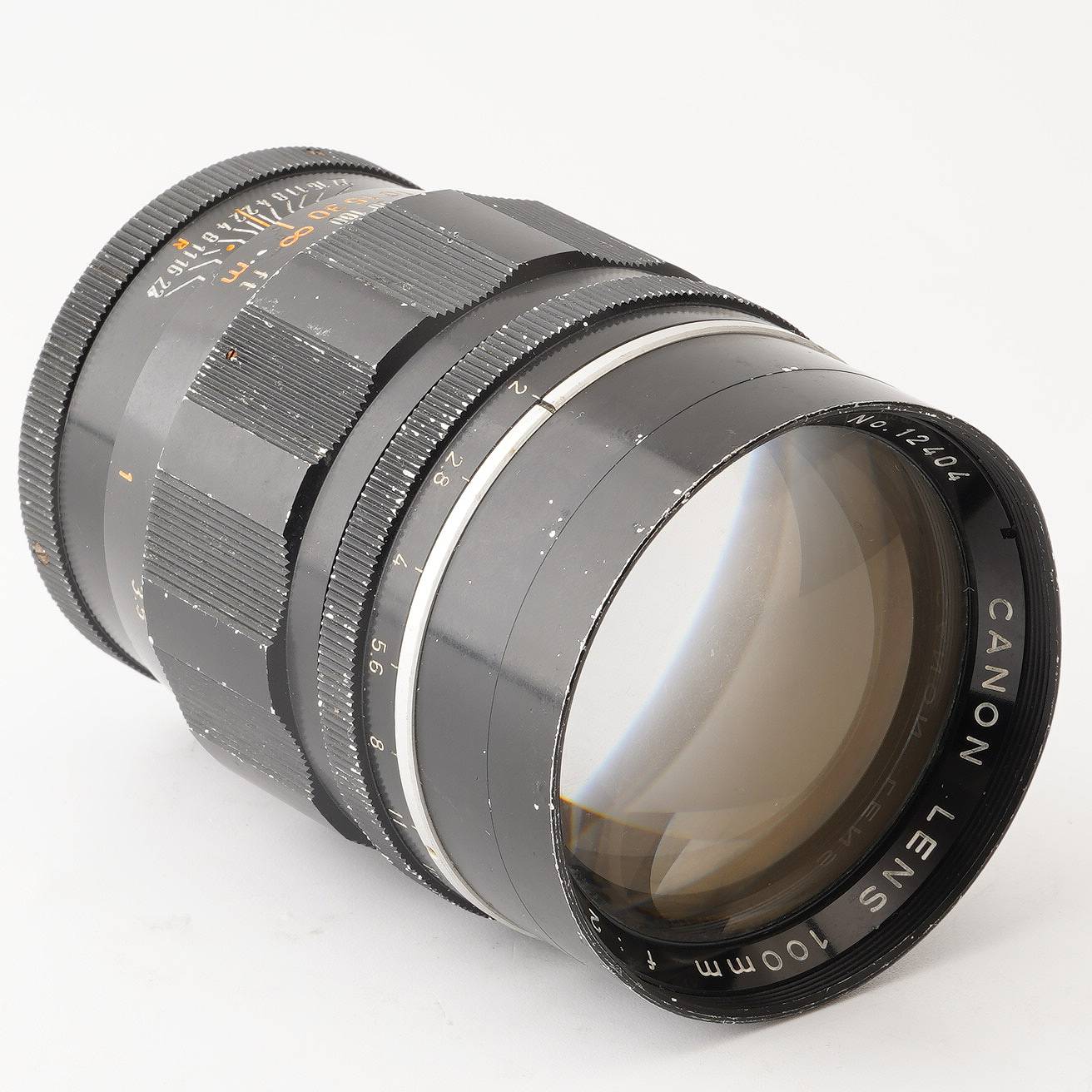 キヤノン Canon 100mm F2 ライカ L39 マウント レザーケース付 キヤノン Canon 100mm F2 ライカ L39 マウント – Natural Camera
