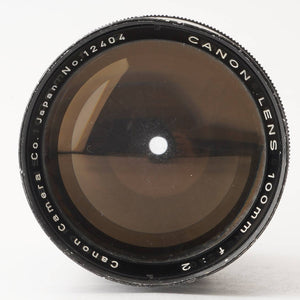 キヤノン Canon 100mm F2 ライカ L39 マウント