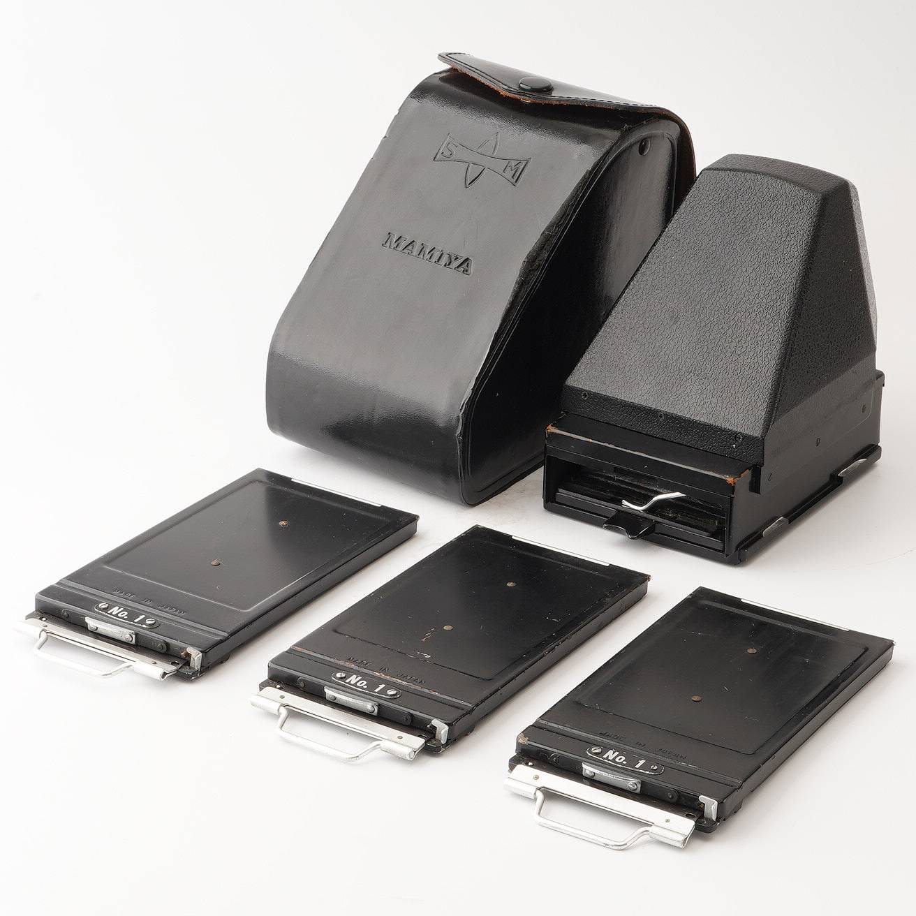 マミヤ Mamiya Press アングルファインダー / カットフィルムプレート