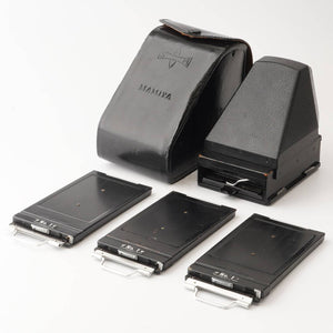 マミヤ Mamiya Press アングルファインダー / カットフィルムプレート No.1 3枚 Cut Film Plate Holder