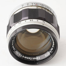 画像をギャラリービューアに読み込む, キヤノン Canon 50mm F1.4 ライカ L39マウント
