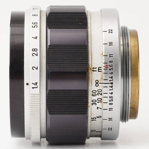 キヤノン Canon 50mm F1.4 ライカ L39マウント