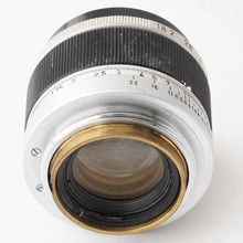 画像をギャラリービューアに読み込む, キヤノン Canon 50mm F1.8 ライカ L39 マウント
