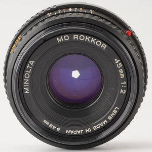 Minolta MD Rokkor 45mm f/2