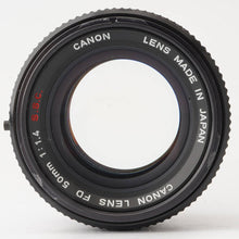 画像をギャラリービューアに読み込む, キヤノン Canon FD 50mm F1.4 S.S.C
