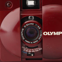 画像をギャラリービューアに読み込む, オリンパス Olympus XA2 ワインレッド/ Electric Flash A11
