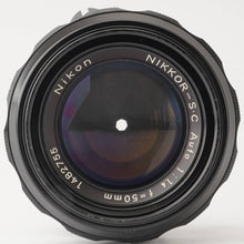 Load image into Gallery viewer, Nikon NIKKOR-S.C Auto 50mm f/1.4
