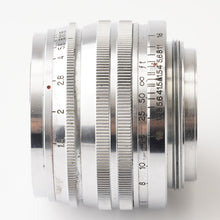 画像をギャラリービューアに読み込む, キヤノン Canon 50mm F1.5 ライカ L39 マウント
