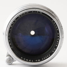 画像をギャラリービューアに読み込む, キヤノン Canon 50mm F1.5 ライカ L39 マウント
