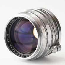 画像をギャラリービューアに読み込む, キヤノン Canon 50mm F1.5 ライカ L39 マウント
