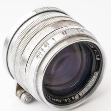 画像をギャラリービューアに読み込む, キヤノン Canon 50mm F1.8 ライカ L39マウント
