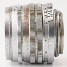 画像をギャラリービューアに読み込む, キヤノン Canon 50mm F1.8 ライカ L39マウント
