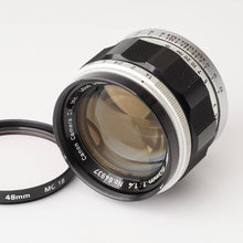 画像をギャラリービューアに読み込む, キヤノン Canon 50mm F1.4 ライカ L39 マウント

