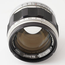 画像をギャラリービューアに読み込む, キヤノン Canon 50mm F1.4 ライカ L39 マウント
