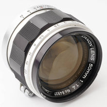 画像をギャラリービューアに読み込む, キヤノン Canon 50mm F1.4 ライカ L39 マウント
