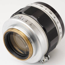画像をギャラリービューアに読み込む, キヤノン Canon 50mm F1.4 ライカ L39 マウント
